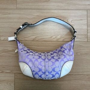 Coach Purple Hobo Shoulder Bag